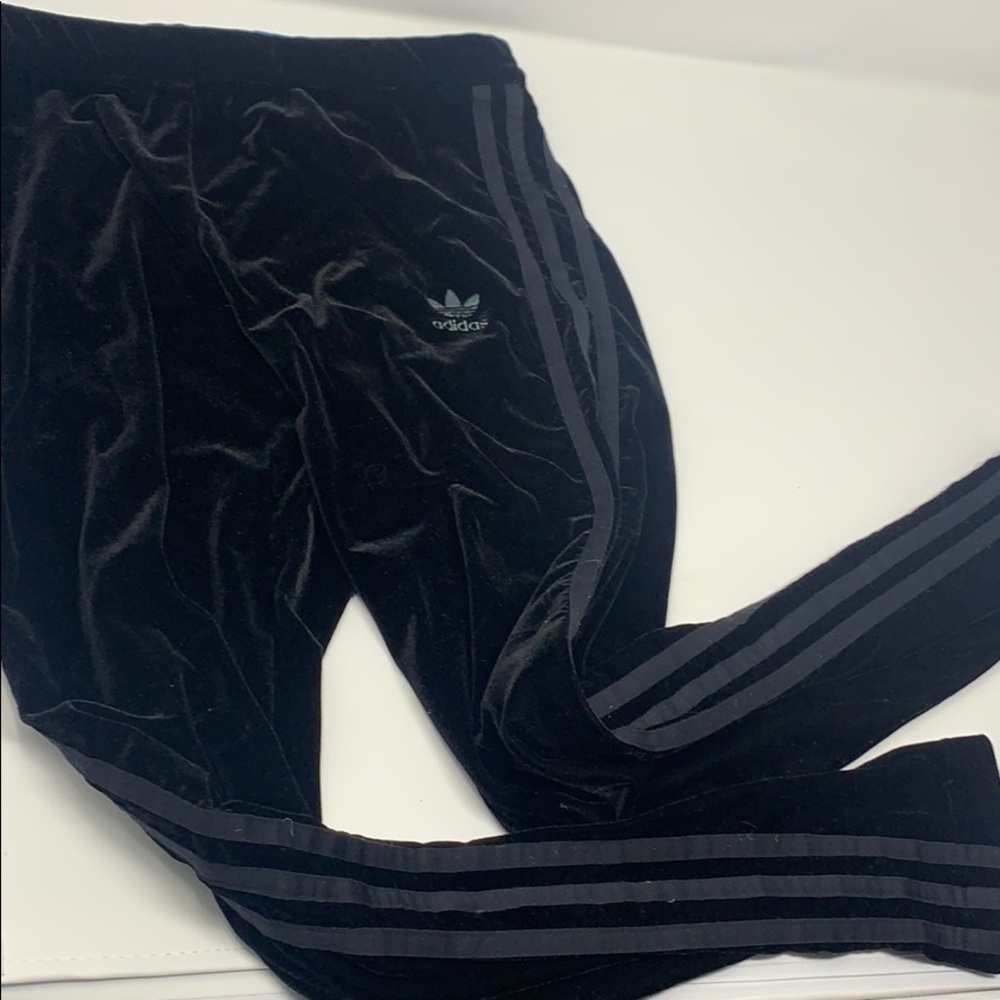 Adidas Black Velvet Leggings